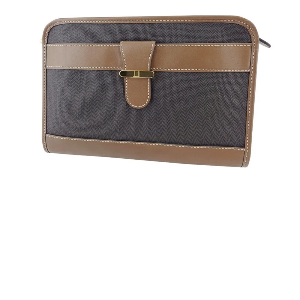 EUC Vintage Dunhill Herringbone Pouch